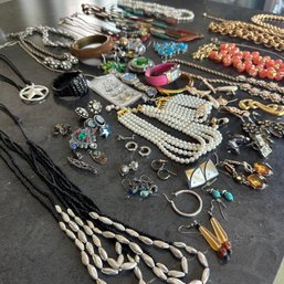 Great Lot Of Assorted Costume Jewelry (HW)