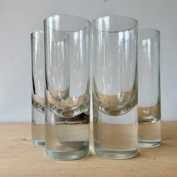 Set Of 4 Weighted Base Vintage Glasses (IS)