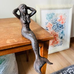 Cast Iron Mermaid Figure