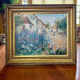 Large Artist Signed Oil Painting By J.WASSELMANN In Ornate Gold Frame (GR)
