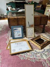 Mixed Lot Of Frames And Decorative Mirrors  (LR)