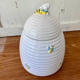 Ceramic Beehive Cookie Jar (JM)