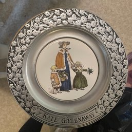 Vintage Kate Greenaway Decorative Metal Plate (up Dining)