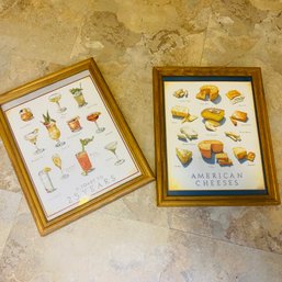 Pair Of Art Prints For The Cheese Lover & A Toast To 25 Years Of Bar Drinks (BSMT)