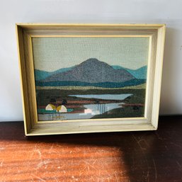Vintage Fabric Art 'Mist In Kerry' - Made In Ireland (KL)