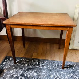 Small Vintage Wooden End Table