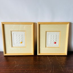 Pair Of Signed And Numbered Embossed Art Prints By Jan Peterson (KL)