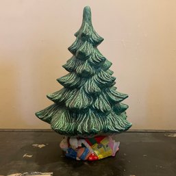 Ceramic Christmas Tree With Detachable Base (Up LL/hallway)