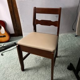 Sewing Chair With Storage Seat (Upstairs 1)