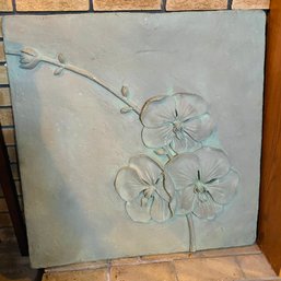 Large Embossed Floral Art Piece (Basement 1)