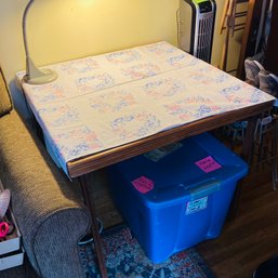 Antique Card Table (Livingroom)