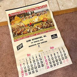 Vintage Barnum & Bailey Circus Wall Calendar 1973 (*66981* - PR) (OA)