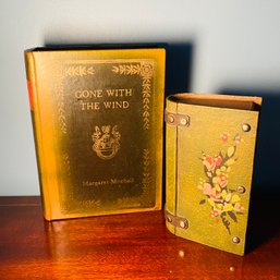 Set Of 2 Faux Book Safes To Stash Your Secret Goodies In! Includes Gone With The Wind (Living Room)