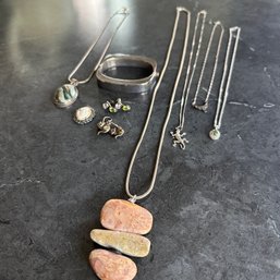 Great Lot Of Assorted Sterling Silver Jewelry (HW)