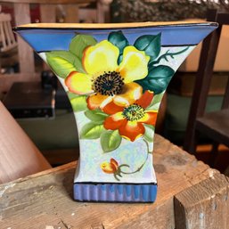 Vintage Lusterware Vase (basement)