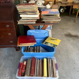Wow! HUGE Record Lot - Variety Of Genres With Decca Sets (garage)
