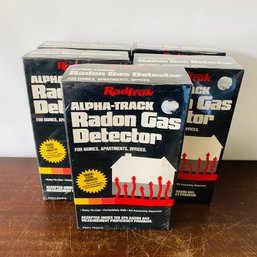 Five Alpha-Track Radon Gas Detector Kits - Unopened! (NK)