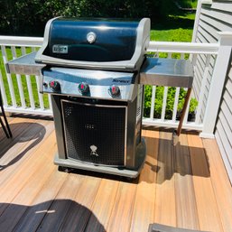 Weber Spirit Grill With Cover (Outside)