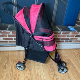 Cute! Rasberry Sorbet Colored Gen7Pets Pet Stroller (R1)