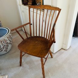 Vintage Solid Wood Chair - Needs Repair (Living Room)