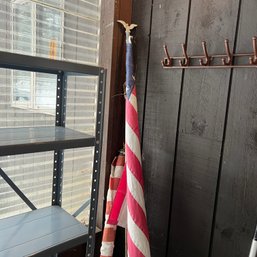 Pair Of Flag Poles (Back Porch)