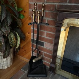 Fireplace Tools On Stand (LR)
