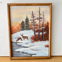 Decorative Winter Scene Wall Hanging (NK)