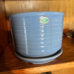 Blue Flower Pot (basement)