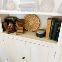 Antique And Vintage Books, Some Late 1800s And Miniature Bible (Living Room)