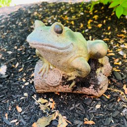Frog Garden Statue No. 4