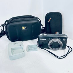 Canon SX260 Powershot Camera , Case, Battery & Charger (OA)