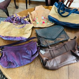 Handbag Lot: Vintage Etienne Aigner, Anne Klein And Others