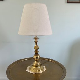 Brass Tone Vintage Table Lamp (LRoom 29847)