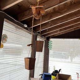 Decorative Hanging Pulley (Back Porch)