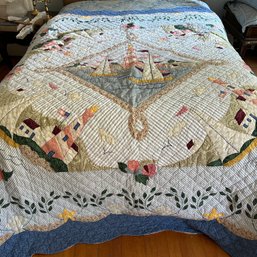 Lovely Lighthouse Quilt (b3)