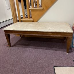 Vintage Marble Top Coffee Table (Basement)