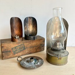 Antique Lantern & Candle Holders (IS)