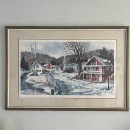 Beautiful Artist Signed Watercolor By Denise Patchell Olson (Lroom)