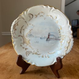 Antique Fine China Decorative Plate (BR)