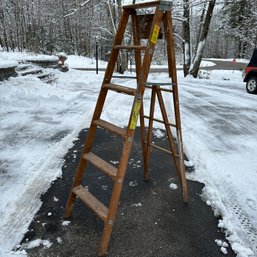 Lynn Ladder & Scaffolding Co. 6 Ft. Wooden Ladder (Garage)