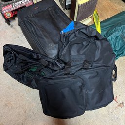 Suitcase With Duffel Bags (Back Porch)
