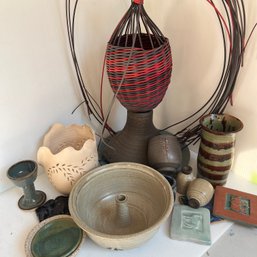 Assorted Lot Of Studio Pottery (NK)