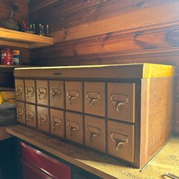 Vintage Remington Rand Library Card Catalog (garage)