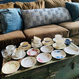 Assorted Tea Cups And Saucers Lot (BT Upstairs)