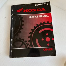 Honda Service Manual - CRF450R, Years 2009-2013 (NK)