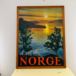 Vintage Original Norway Travel Poster (office)