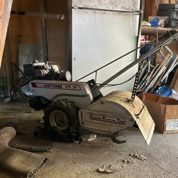 Vintage CRAFTSMAN Rototiller (barn1)