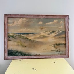 Vintage Hayley & Steele, Boston, Josef M. Arentz 'Sand Dunes' Art Print No. 1 (Office)