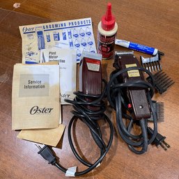 Two Pairs Of Vintage Clippers And Accessories (Basement)