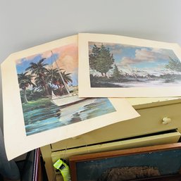Vintage Sweney Art Print Pair No. 1 (Office)